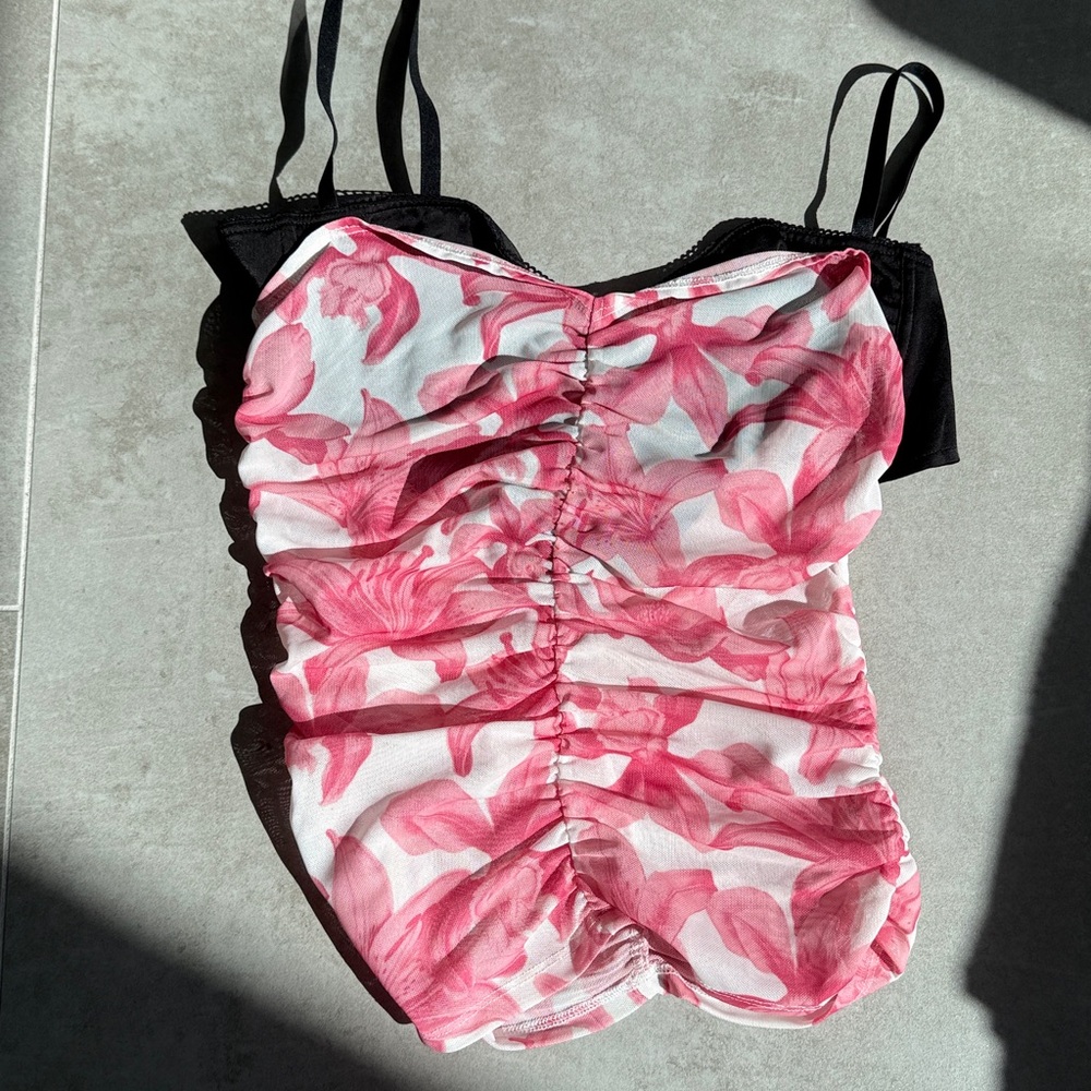 Miaou Pink Floral Camisole